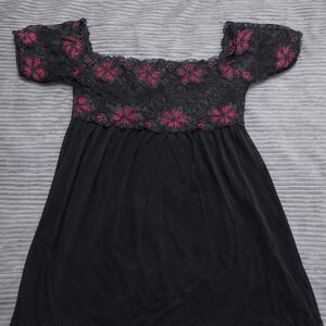 💘💀Dreamgirl Whimsical Babydoll Shirt With Sleeves